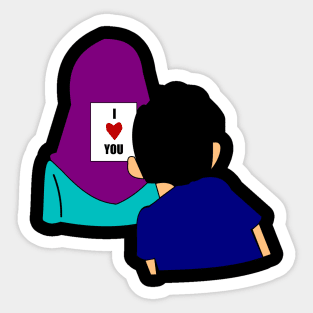 I LOVE YOU Sticker